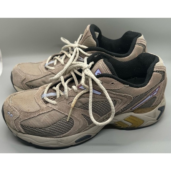 Ryka Shoes - RYKA Muse Walking Sneakers Shoes Womens 8 Tan Suede Low Top K22005WTIU